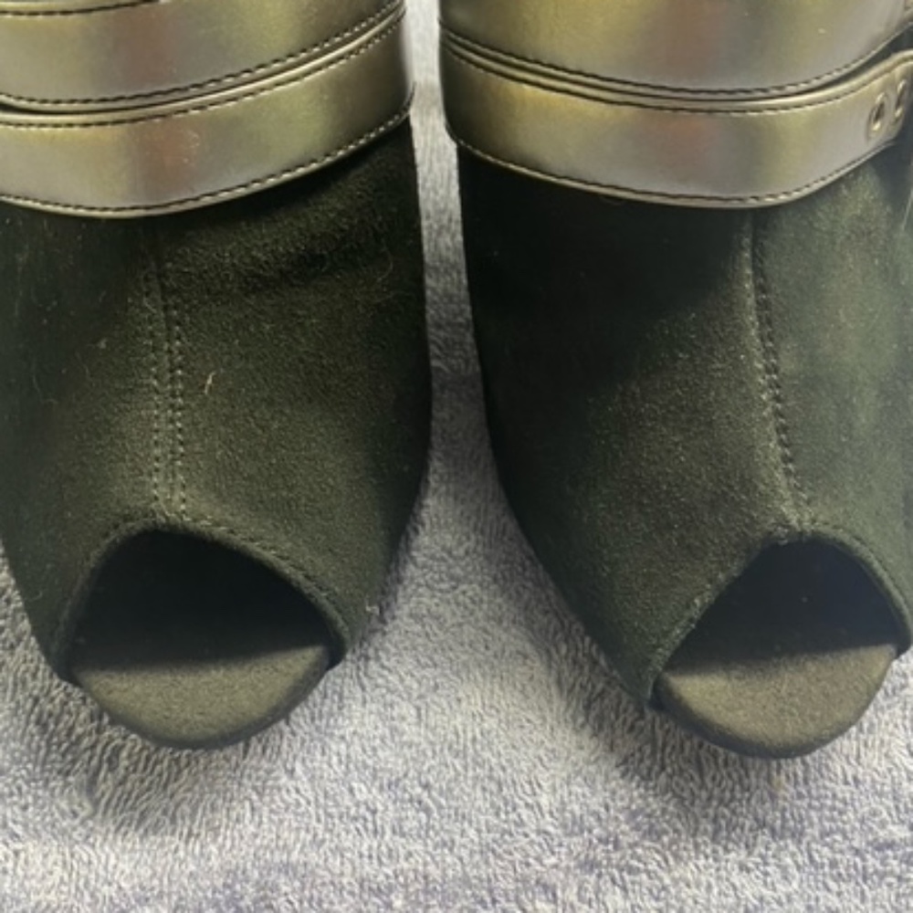 Open Toe Bootie Heels - image 4